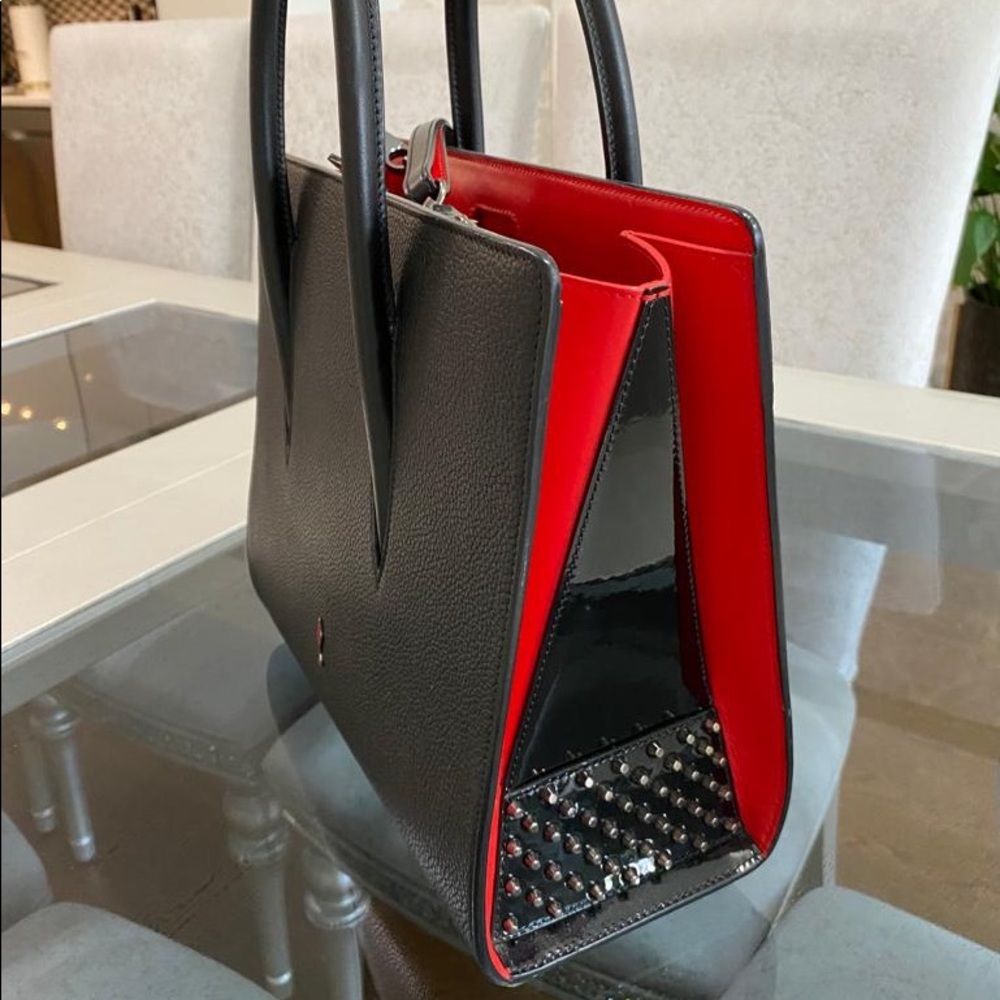 CHRISTIAN LOUBOUTIN MEDIUM PALOMA LEATHER TOTE